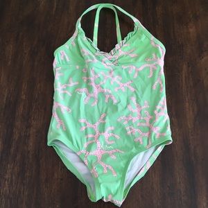 Lilly Pulitzer Coral Me Crazy 6 swimsuit